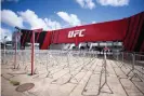  ??  ?? The UFC staged a full card on Saturday at the Nilson Nelson Gymnasium in Brazil’s capital city. Photograph: Buda Mendes/Zuffa LLC