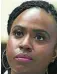  ??  ?? Ayanna Pressley, afroameric­ana