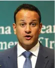  ??  ?? Pledge: Leo Varadkar