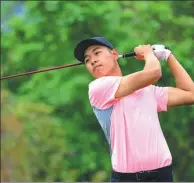  ?? PROVIDED TO CHINA DAILY ?? Jin Cheng took a three-stroke lead into the third round of the PGA Tour Series-China qualifying tournament at Beijing’s Wolong Lake Golf Club.