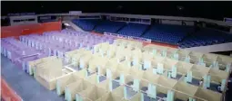  ??  ?? MAssiVE ENDEAVoR For covid-19 patients in Pasig and other cities in eastern Metro Manila, Philsports Arena (formerly known as ulTRA), was transforme­d into a We heal As one center (Photo from BcDA)