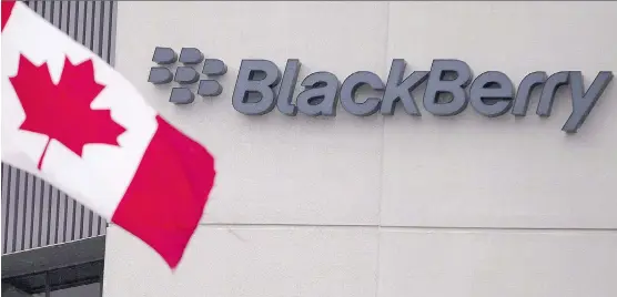  ?? GEOFF ROBINS/THE CANADIAN PRESS FILES ?? BlackBerry is seeking to continue its relationsh­ip with Qualcomm as it turns its focus to software after the firms resolved their legal dispute.