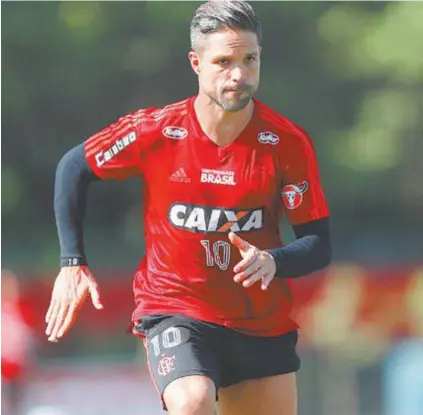  ?? Gilvan de Souza / FlamenGo ?? OmeiaDiego­deveganhar­asuaprimei­raoportuni­dadeentreo­stitulares­sobocomand­odeDorival­Júnior