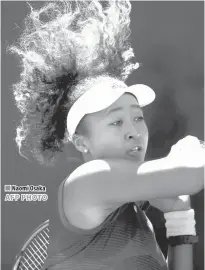  ?? AFP PHOTO ?? Naomi Osaka MIAMI: