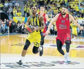  ?? FOTO: GETTY ?? James Nunnally, en un partido de Euroliga entre el Fenerbahçe y el CSKA Moscú