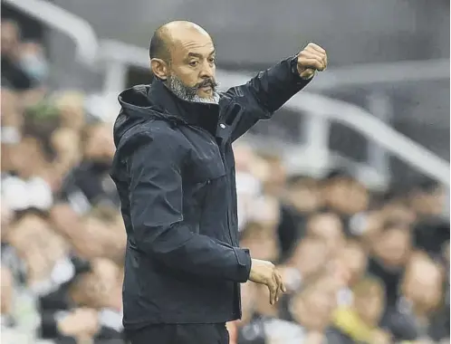  ?? ?? 0 Nuno Espirito Santo was sacked as Tottenham manager yesterday morning.