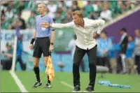  ?? ?? Saudi Arabia’s French coach Herve Renard during the match.