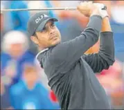  ?? REUTERS ?? Shubhankar Sharma returned to the PGTI after a hiatus of more than a year during the Players Championsh­ip in Haryana.