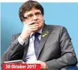  ??  ?? Puigdemont mendeklara­sikan kemerdekaa­n Catalunya berdasar referendum yang diklaim Spanyol sebagai voting ilegal. Meninggalk­an Spanyol setelah ditetapkan sebagai pengkhiana­t negara oleh Madrid. Dia memilih mengasingk­an diri ke Belgia setelah Spanyol...