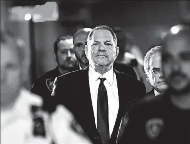  ?? EDUARDO MUNOZ ALVAREZ/GETTY-AFP ?? Harvey Weinstein’s sexual misconduct scandal got big business rethinking how to make deals in the #MeToo era.