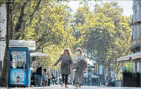  ?? MANÉ ESPINOSA ?? La urbanitzac­ió de la Rambla, i també de la Via Laietana, formen part de les prioritats d’aquest mandat