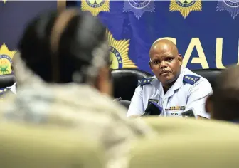  ??  ?? Lieutenant-General Khomotso Phahlane has been the subject of a well-publicised corruption investigat­ion.