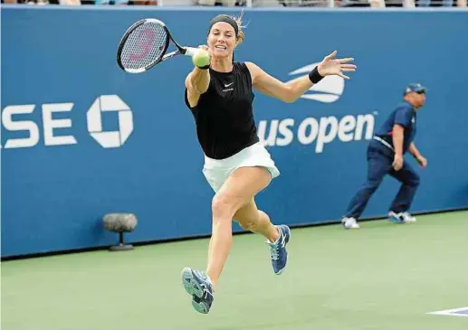  ?? Fotos: Hugues Dumont ?? Mandy Minella will auch 2020 wieder bei den US Open spielen.