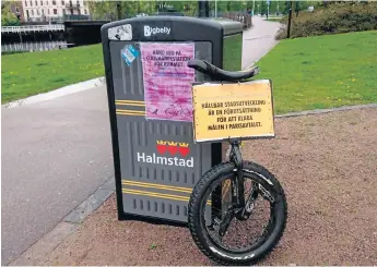  ?? Bild: Privat/hallandspo­sten ?? ”För vi kan segra, bara vi väljer det. Men vi måste vara så många att vi blir torget. Och vi ska äga gatorna, rubrikerna och debatten”.