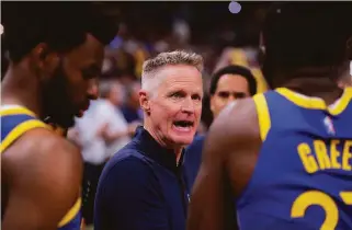  ?? Carlos Avila Gonzalez / The Chronicle ?? Warriors head coach Steve Kerr has cleared the NBA’s health and safety protocols.