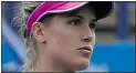  ??  ?? EUGENIE BOUCHARD