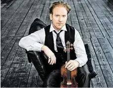 ?? Britský houslista vystoupí v Praze 6. a 9. září. FOTO REPRO LN ?? Daniel Hope.