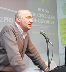  ?? (LA VOZ/ARCHIVO) ?? Experto. Esteban Tronfi disertará en la próxima agrojornad­a.