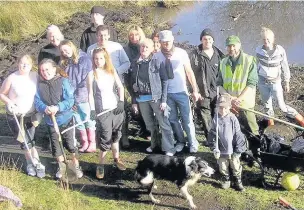  ??  ?? ●●An eco-group was helping to restore Ring Low pond on Syke Moor