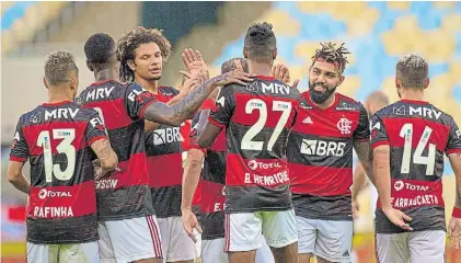  ?? AP ?? Semifinal. Doblete de Bruno Henrique en Flamengo 2 Volta Redonda 0, el domingo en el Maracaná vacío.