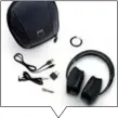  ??  ?? he VISO HP 70 is well accessoriz­ed with cables and adapters.