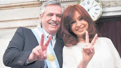  ??  ?? Medios locales hablan de la amistad que une al Presidente con Cristina de Kirchner.