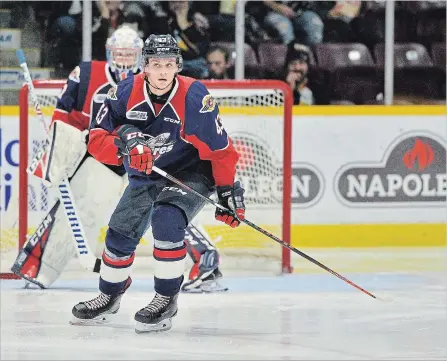  ?? TERRY WILSON, OHL IMAGES ?? Windsor Spitfires forward Willy Cuylle is having a productive season after refusing to report to the Peterborou­gh Petes, the OHL team that drafted him.