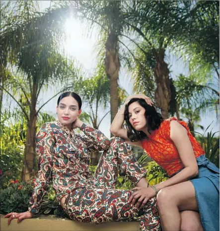  ?? Marcus Yam Los Angeles Times ?? MELISSA BARRERA, left, and Mishel Prada play sisters Lyn and Emma, who are returning home to Boyle Heights in Starz’s “Vida.”