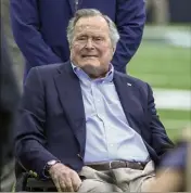  ?? (Photo MaxPPP) ?? L’ancien président George H. W. Bush est mort à Houston (Texas), entouré de ses proches.