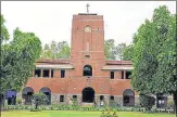  ?? HT ARCHIVE ?? A view of the St Stephen’s College campus. It has its own admission n
process and reserves 50% seats for Christian students.