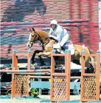  ?? PHOTO: SUPPLIED ?? Up and over . . . Ready Teddy and Blyth Tait at the Puhinui Internatio­nal Horse Trials.