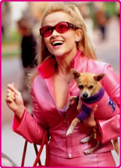  ??  ?? Pink power! Reese is set to return as Elle Woods (right) in Legally Blonde 3 on Valentine’s Day, 2020.
