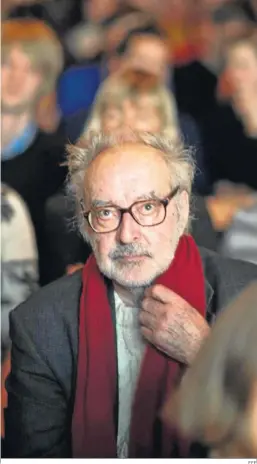  ?? EFE ?? Jean-luc Godard, durante una entrega de premios en Zúrich en 2010.