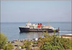  ?? 01_B36calmac0­1 ?? Ferry operator CalMac Ferries Ltd have signed the contract to operate the Clyde and Hebrides ferry services. Pictured is MV Isle of Arran departing from Brodick.