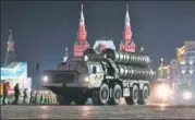  ?? AFP FILE ?? ▪ India wants to buy Russian S400 air defence system.