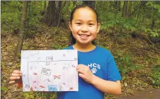  ?? CHET / Contribute­d photo ?? Lainey Aranha, of Burlington, won an award for her winning participat­ion in the CHET Dream Big! Competitio­n, which asks kindergart­eners through third-graders to share artwork depicting what they want to do after they go to college.