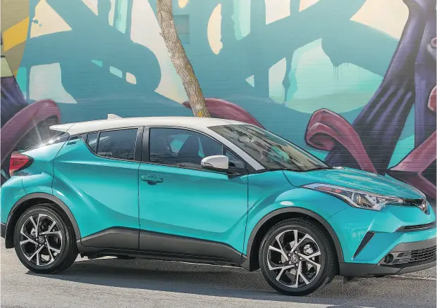  ?? TOYOTA ?? Toyota’s new Compact-High Rider sport-utility vehicle is aimed at what the company is calling a new breed of millennial “creative instigator­s.”