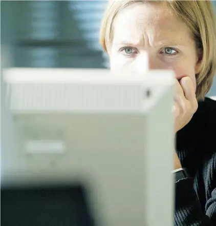  ?? JOHANNES EISELE/AFP/GETTY IMAGES/FILE ?? Researcher­s found that colleagues’ perception of women who leave work early is different than that of men.