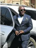  ?? Picture: Alaister Russell ?? Peterson Siyaya leaves the high court in Pretoria.