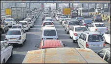  ?? HT FILE ?? Initially, only two toll lanes on a highway will be earmarked for the interopera­ble Radio Frequency Identifica­tion (RFID) tag based Electronic Toll Collection system.