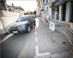  ??  ?? Habituelle­ment, ce bout du boulevard d’Aguillon permet à quelques automobili­stes de stationner leurs véhicules. (Photo Clément Tiberghien)