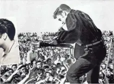  ?? AP ?? Elvis Presley returns to Tupelo, Miss., in September 1956.