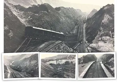  ?? Picture: Derek Butcher / Network Rail ?? The Great Fall at the Folkestone Warren