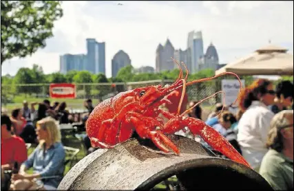  ?? CONTRIBUTE­D BY PARK TAVERN ?? The 14th annual Oyster Crawfish Festival will take place at Park Tavern in Piedmont Park on Saturday.
