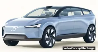  ??  ?? Volvo Concept Recharge