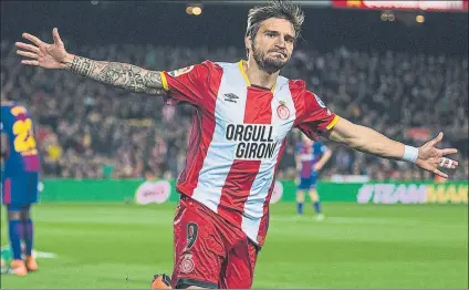  ?? FOTO: EFE ?? Cristian Portugués, ‘Portu’, está siendo fundamenta­l en el temporadón que viene realizando el Girona en su debut en LaLiga Santander