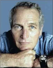  ??  ?? Paul Newman wearing the Rolex which could fetch more than $1 million on auction next month.