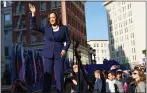  ?? MASON TRINCA — GETTY IMAGES ?? U.S. Sen. Kamala Harris launched her presidenti­al campaign with a rally Sunday in her hometown of Oakland.