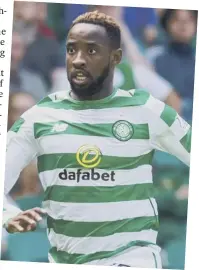  ??  ?? 3 Moussa Dembele will not be risked from the start but is likely to play a part against AEK Athens.