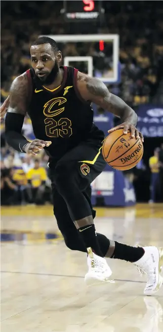  ?? EZRA SHAW/GETTY IMAGES ?? LeBron James is expected to test free agency this summer and there is absolutely no doubt NBA Twitter will be consumed with his options.